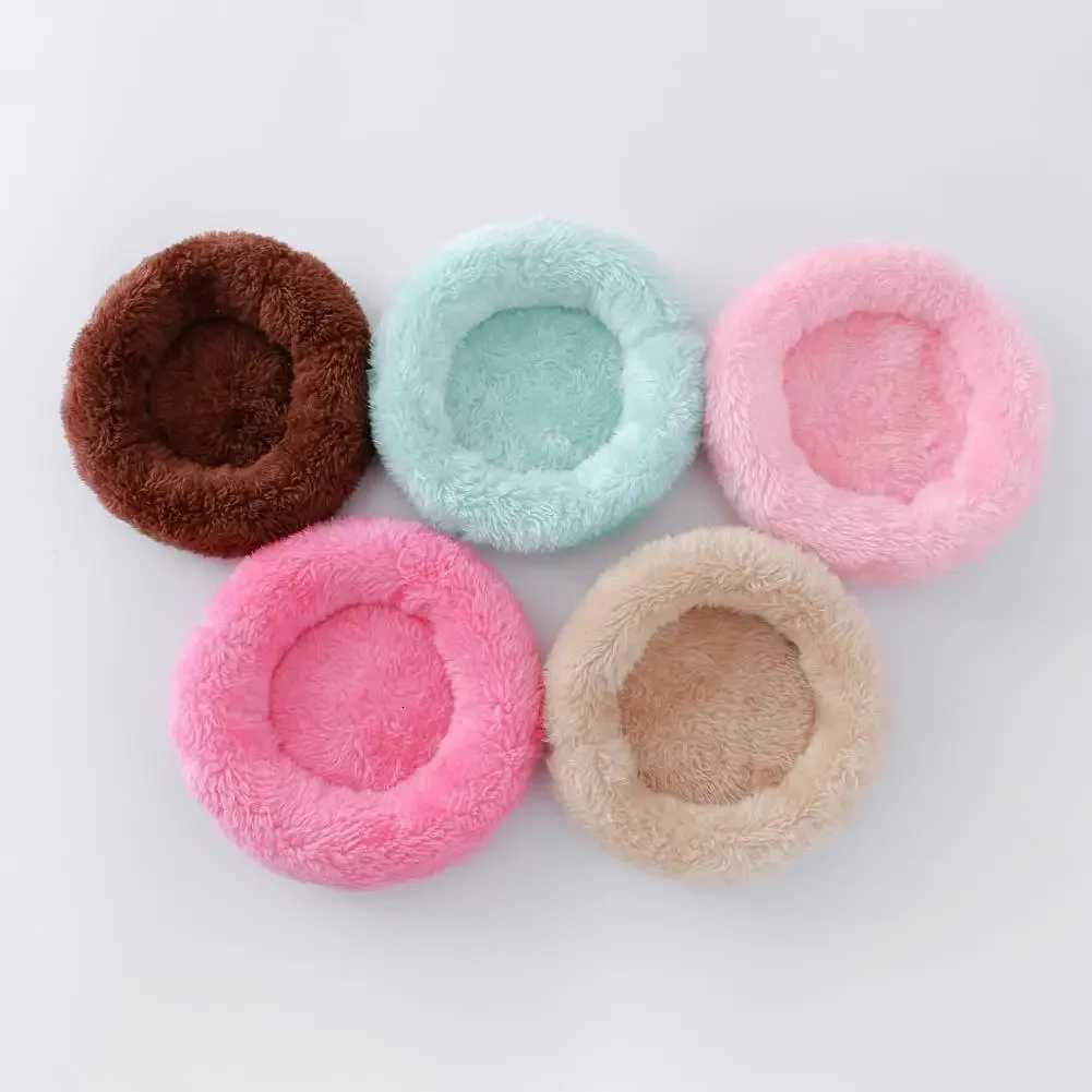 Hamster Bed Circular Hamster Bed Sleep Mat Pad Cute Pet Sofa Hamster Nest Small Animal Soft Cushion for Hedgehog Squirrel Mice M251206