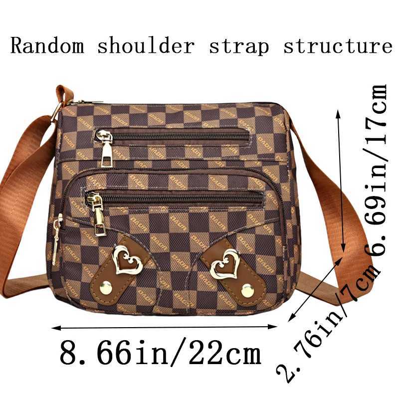 New style womens bag - casual shoulder bag made of PU leather with patchwork design adjustable strap stylish and simple stylT251205