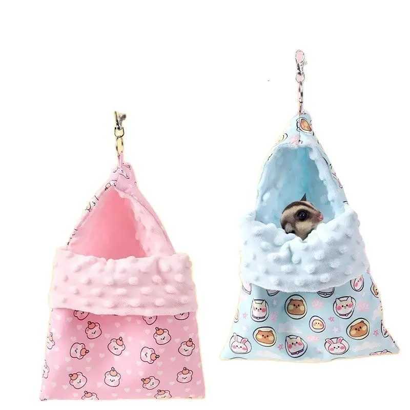 Sugar Glider Hanging Hammock Swing Bag Small Pet Hamster Sleeping Bed Pouch Warm Nest Squirrels Guinea Pig Bed Pet Accessories M251206
