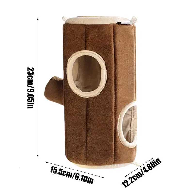 Hammock Warm Bed Small Animal Tube Cage House Small Animal Tube Cage House Hamster Warm Bed Guinea Tunnel House Double Sided M251206