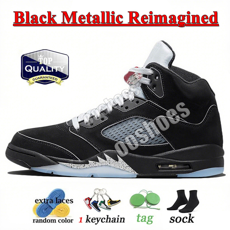 5 OG Sneakers With Box Basketball Shoes Designer 5 5s Black Metallic Reimagined Miami Hurricanes Grape Alternate UNC White Black Cat Mens Women Outdoo