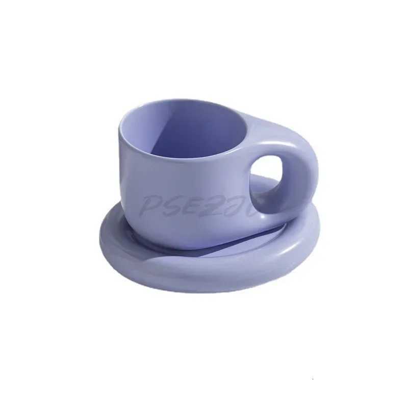 Household Fat Ceramic Mark Cup High Beauty Summer Large Capacity Student Cute Big Belly Cup M251206 - view 7
