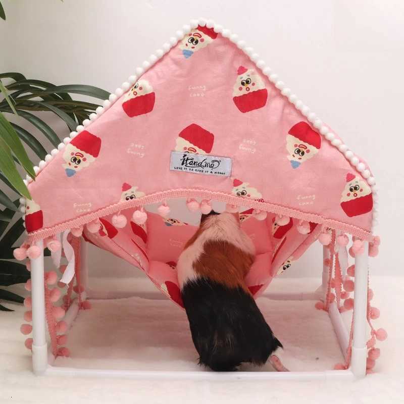 Small Animal Tent Small Pet Hammock Ferret Guinea Pig Chinchilla Dutch Pig Hanging Bed House Rat Hamster Shelter Accessories M251206