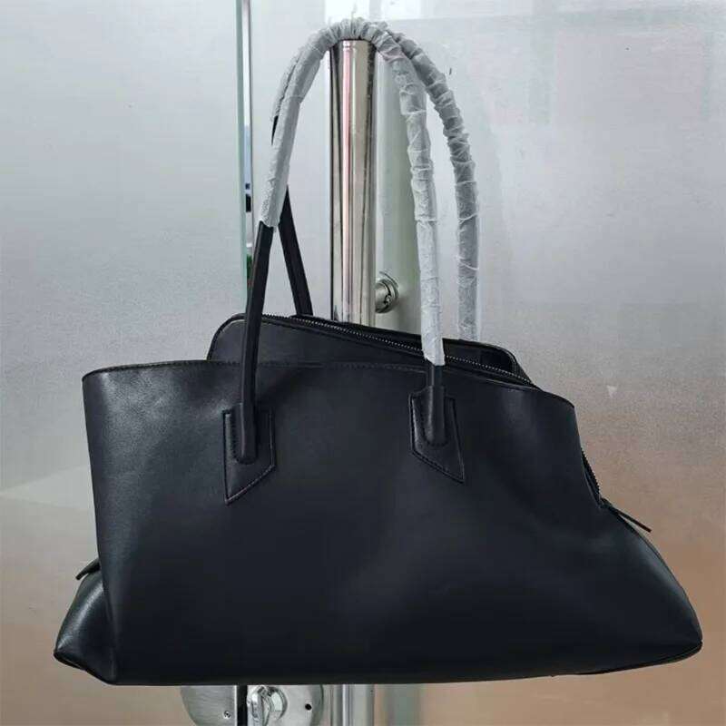 2026 Luxury Women Tote Fashion Brand High End Simple Large Capacity Handbag Irregular High Quality Leather Commuter Shoulder Bag