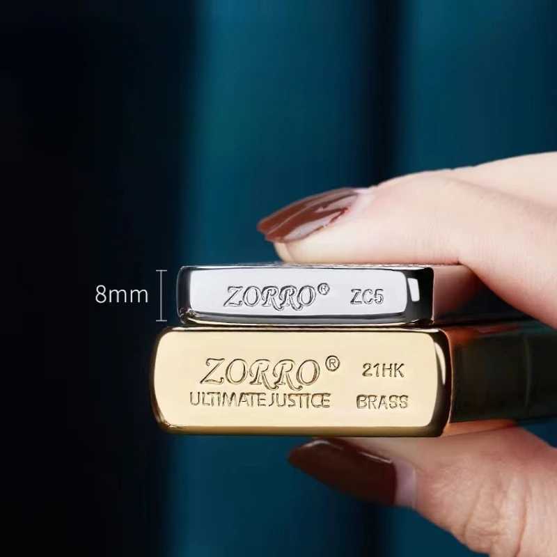 tra-thin kerosene lighter narrow hine two-color grinding wheel small creative lighter wholes dropsing H251206