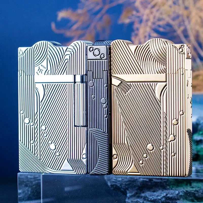 ROWENTA Sanji Same Style Loud Vo Kerosene Lighter Side Pley Ignition Fashionable Exquisite Collection Gift Lighters Smoking H251206