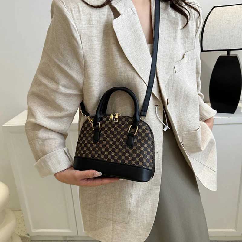 Fashion Shell Bag Ladies Small Pattern Design Purse and Handbag Shoulder Crossbody Bag For Women Daily UseT251205