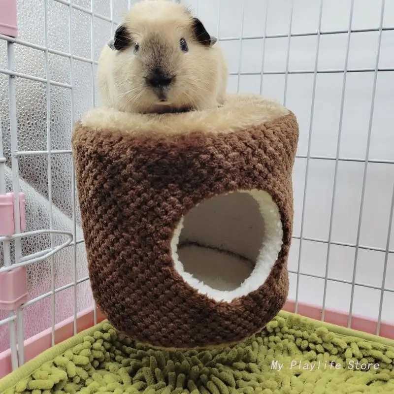 Hamster Hanging Hammock Warm Bed Plush House Hideout Cage Accessory for Small Animal Ferret Hedgehogs Playing Sleeping Climbing M251206