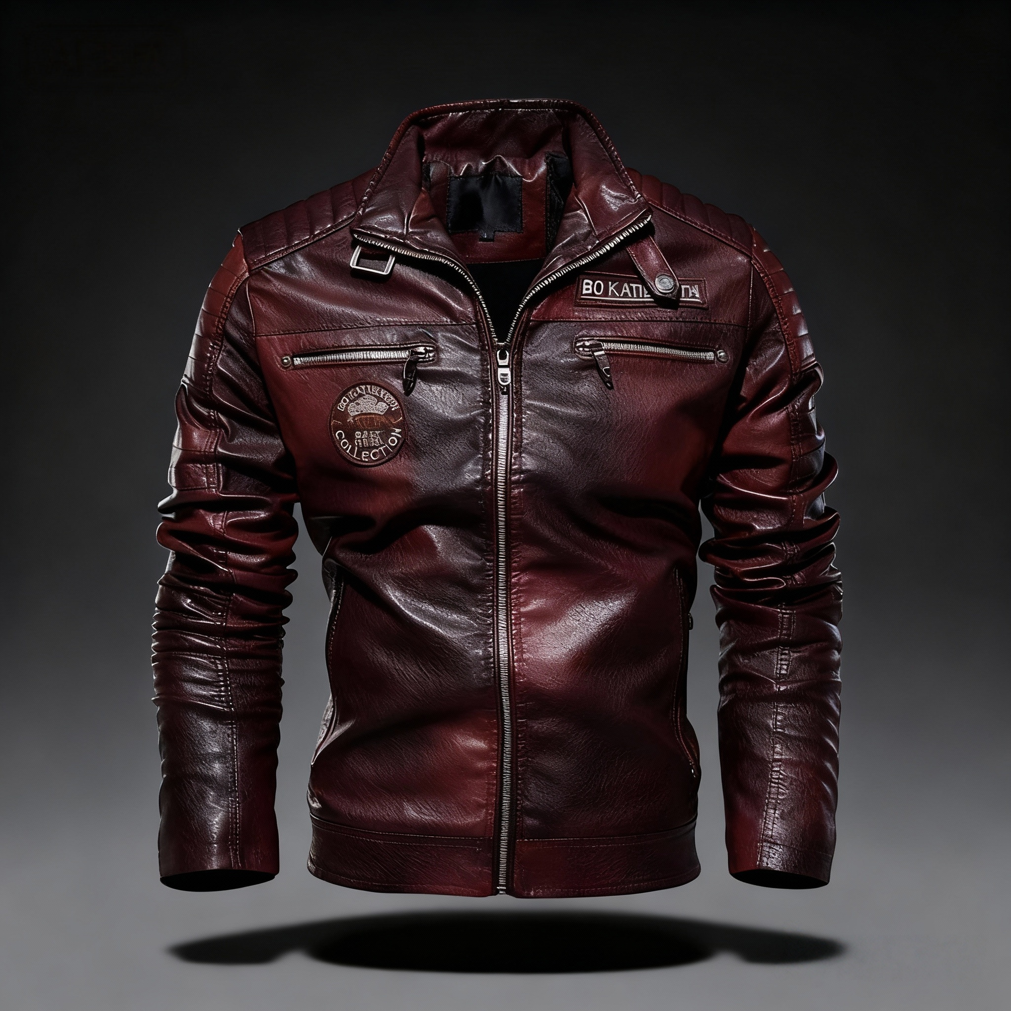 Blauer Leather Jackets Diamond Encrusted Eagle Leather Jacket Wide Sheep Leather Windbreak Bomber Jackets 2026 Mens Jacket Limited Edition Coats xxs-3xl