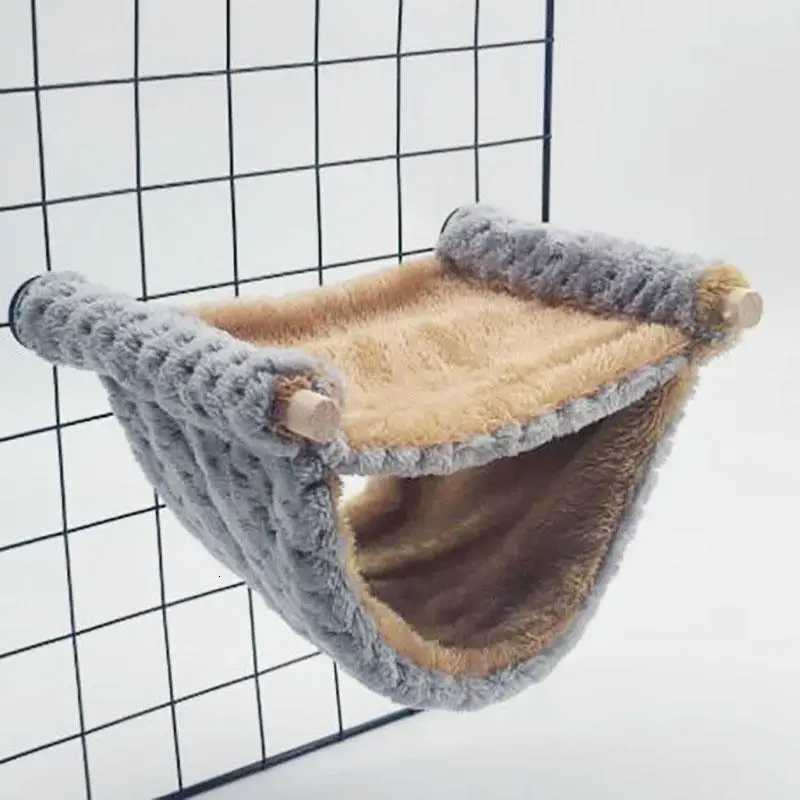 Warm Plush Hamster Hammock Small Pet Sleeping Bag Nest Pets Rat Squirrel Hanging Cage House Pet Accessories Supplies M251206