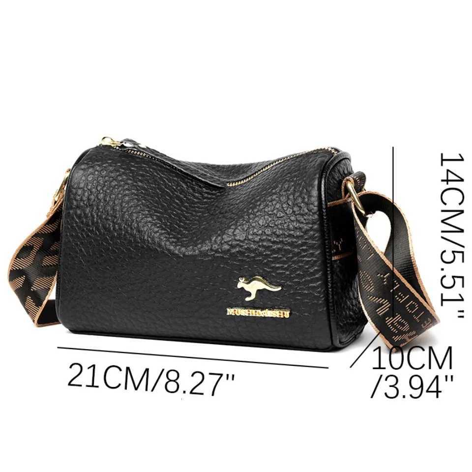 Luxury Womens Handbag Designer Female Messenger Tote Sac High Quality Solid Color Leather Shoulder Crossbody Bag For WomenT251205