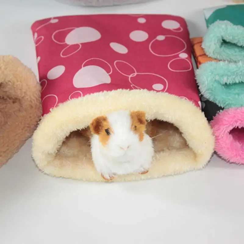 Small Pet Hamster Guinea Pig Small Nest Pet Hedgehog Squirrel Hamster Bed Multiple Colors Comfortable Warm House For Winter M251206