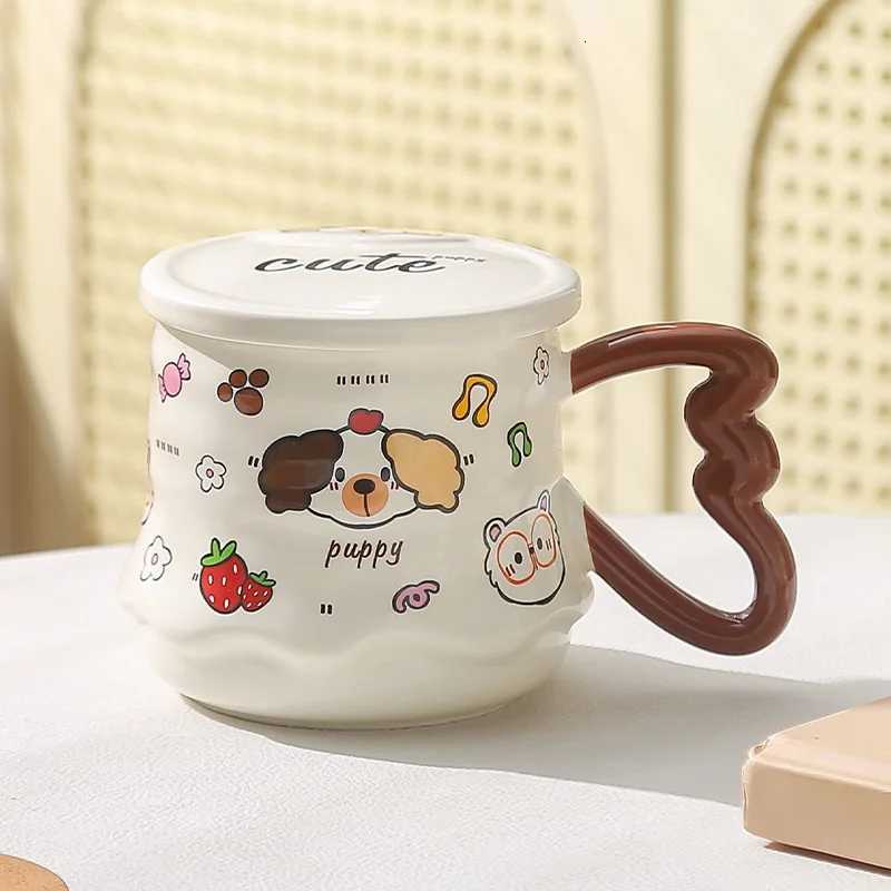 Creative Mug Cartoon Ceramic Mug Coffee Cups Drinkware Beer Mugs Tea Cup Original Breakfast Cups Personalized Gift Christmas Bar M251206 - view 6