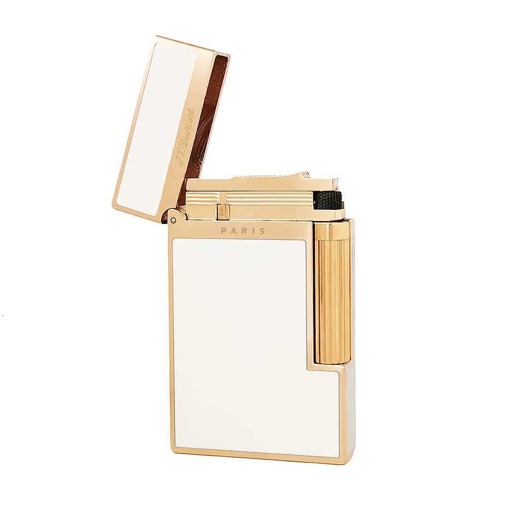Hot Selling Brass Gas Lighter Nature Lacquer Luxury Cigarette Smoking Accessories For Men Gift H251206