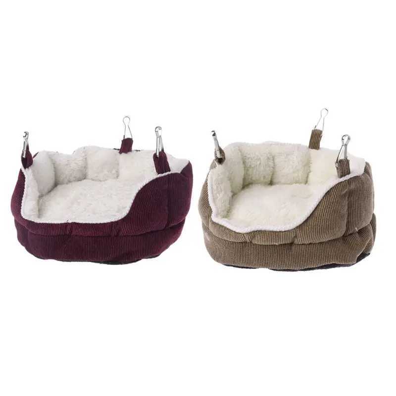 Cute Hamster Cage Bed Warm Soft Hanging Put Hammock Small Pet Hanging Sofa Bed for rat Ferret Pig Squirrel M251206