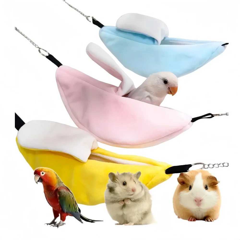 Hamster Soft Warm Bed Rat Hammock Parrot Squirrel Winter Pet Toy Guinea Pig Cage House Hanging Nest Bed Small Animals Nest M251206