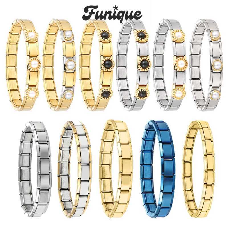 Creative Christmas Bracelet High Quality Stainless Steel Bracelet WomenS Jewelry 9mm Wide Italian Elastic Charm Birthday Gift W251206