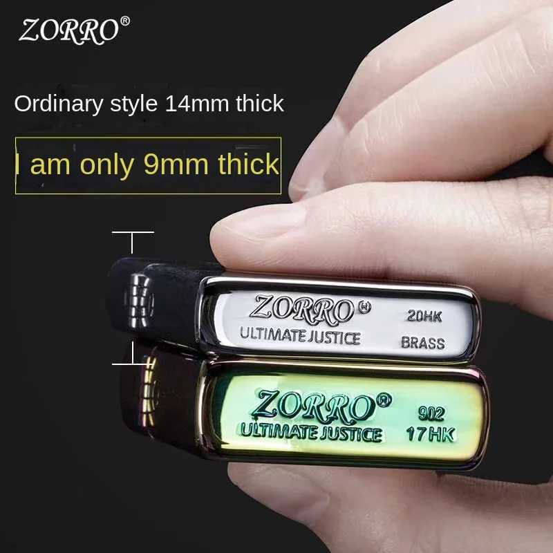 Kerosene Lighter Retro Creative e Copper Shell Windproof Brass Cigarette Gasoline Engine Smoking Gift Box H251206