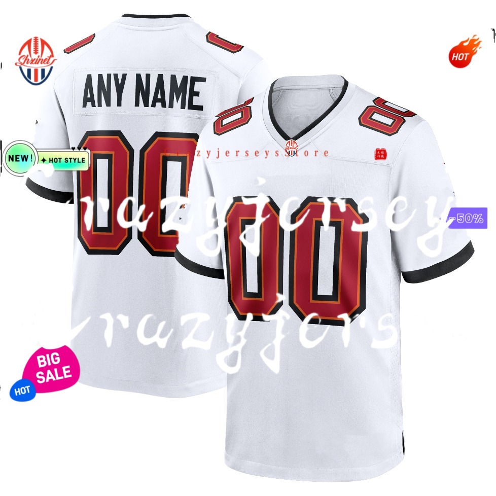 crazyjerseys 2025 Custom Mens/Youths ed Jerseys 6 Baker Mayfield 13 Mike E 12 Tom Brady 25 LeSean Ane Winfield Jr. American Football Jersey