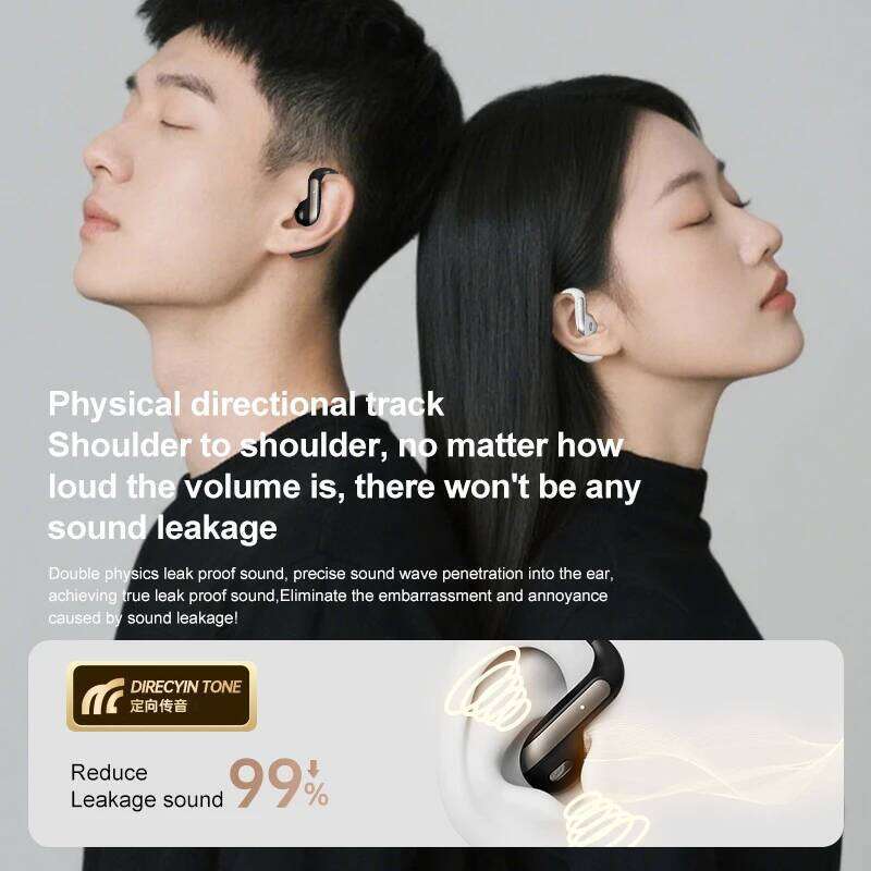 2025 Smart AI Translation Stereo Sound Semi-In-Ear Air Conduction True Wireless Sports Long-Lasting Bluetooth Headset