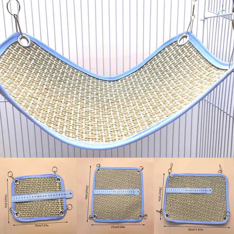 Pet Hammock For Rats Summer Cool Bed For Hamster House Nest Sleeping Bag Rodent Cage Hanging Tree Bed Small Animals Supplies M251206
