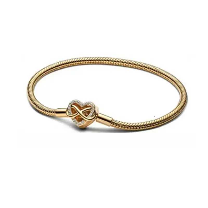 Original 925 Sterling Silver Bracelet For Women Charms Beads Heart Family Tree Bracelets Snake Chain Luxury Fine Jewelry Gift W251206