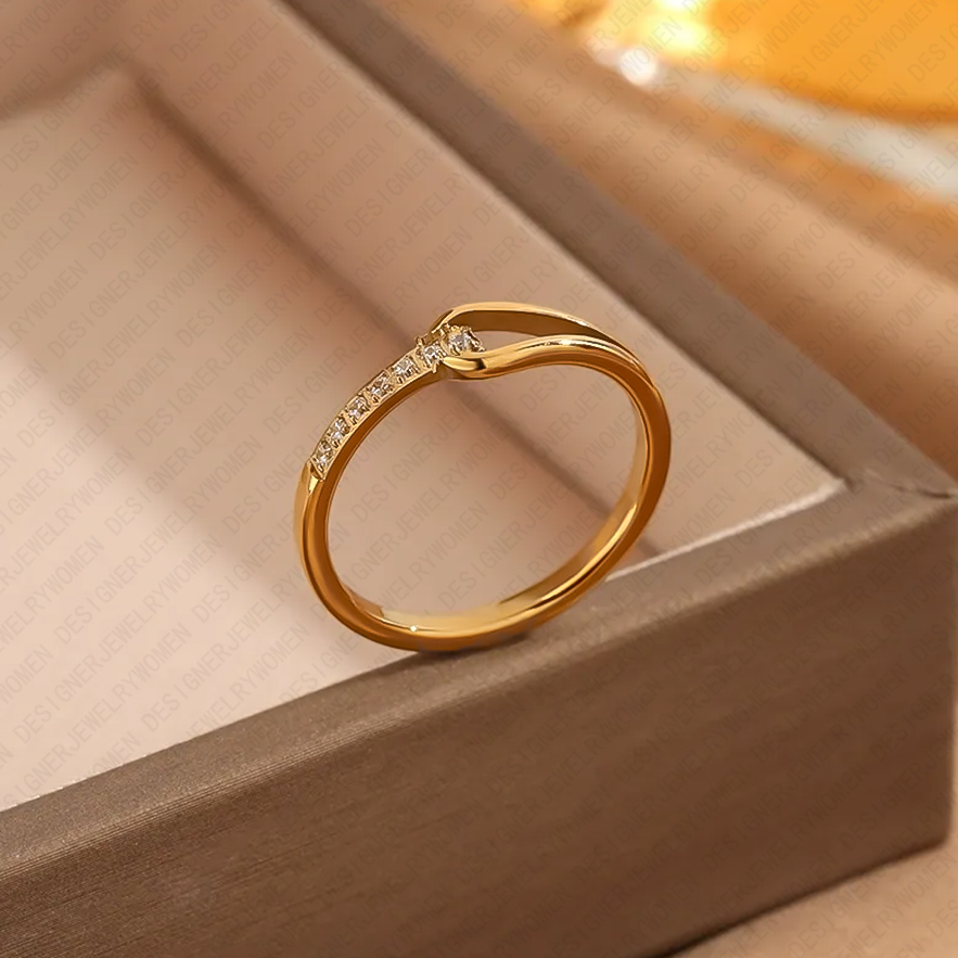 Ring Designer Ring for Women Diamond Ring Geometric Shape Rings Luxury Jewlery Designer for Women Elegant Timeless Statement Exquisite Gift Premium Ex