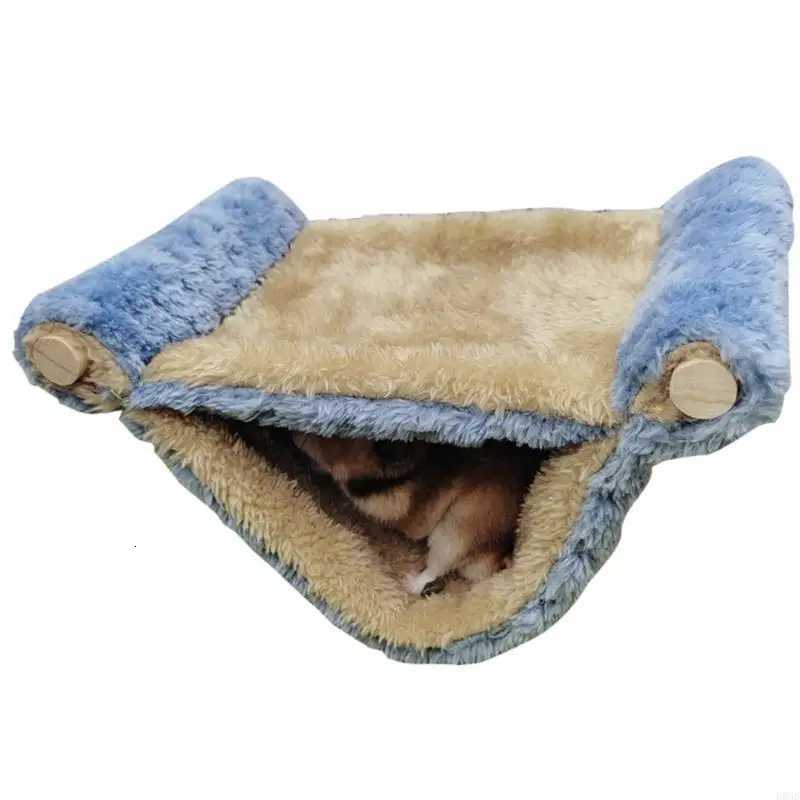 Hamster Warm Nest Hanging Winter Bed Hammock Plush Tent Hideaway for Hamster M251206