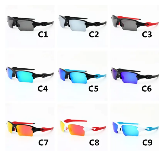Classic Designer Sunglasses Protection Polarized Sunglasses Half Frame Men and Women Sunglass Fashion Cycling Outdoor Sports Driving Sun Glasses 09271