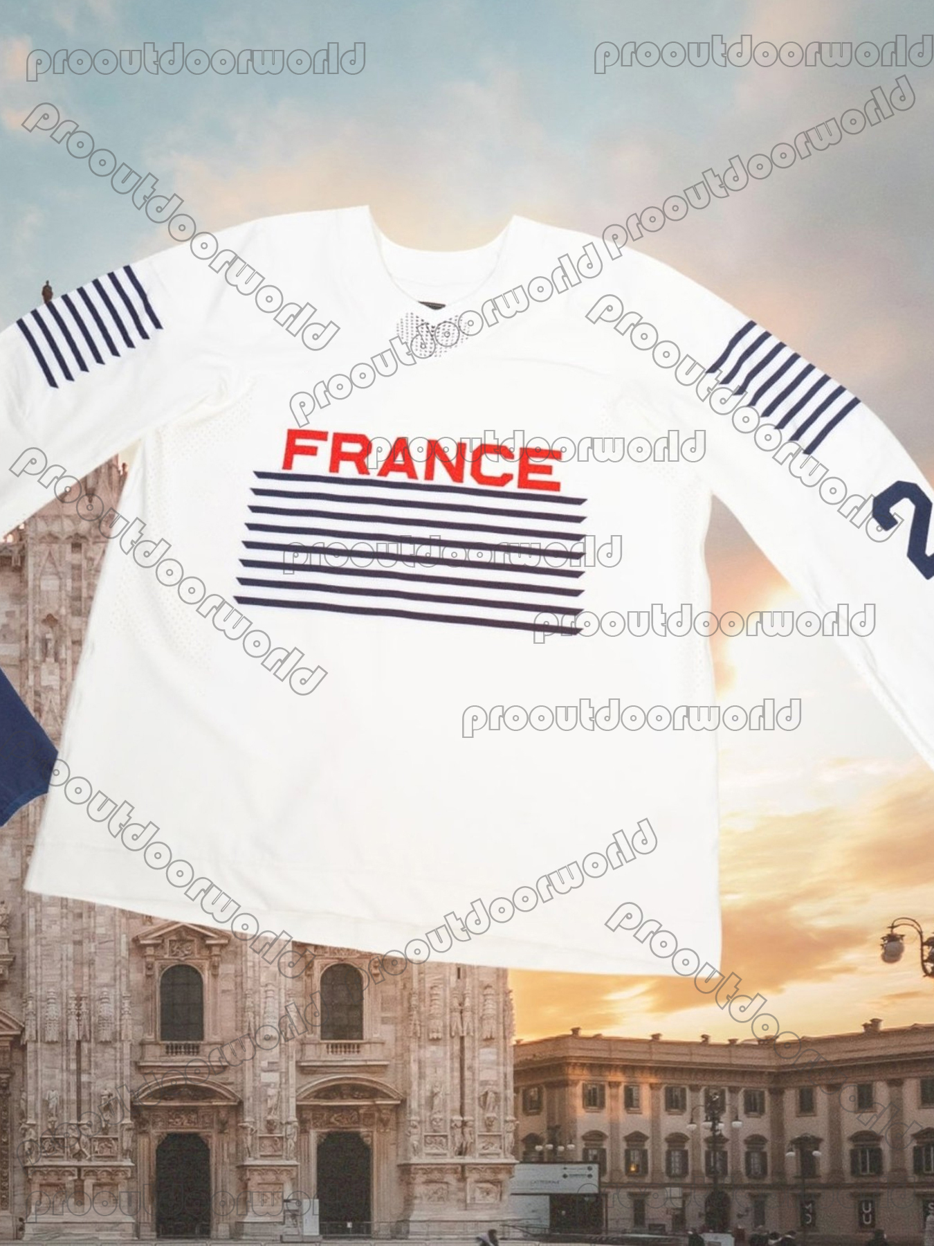 2026 France Hockey Jersey Custom Stitched Stephane Da Costa Treille Bertrand Perret Convery Bellemare Gio Double-Reinforced Stitching Sweater Casual W