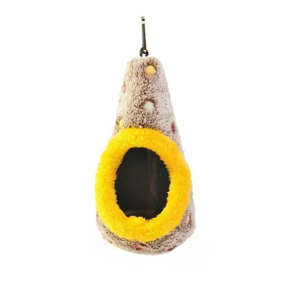 Winter Egg-Shaped Bird Nest Thickened Hanging Parrot Nest Cockatiels and Lovebirds Warmth Cotton Nest Suitable for Small Pets M251206
