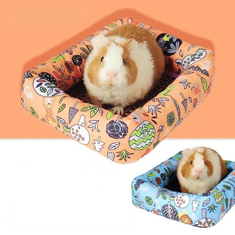 Summer Small Pet Cooling Mat - Rattan Mat with Cute Print Cool Nest for Puppy/Kitten/Guinea Pig/Hamster/Chinchilla M251206