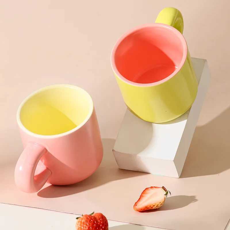 KPop Demon Hunters Rumi Childrens Breakfast Cup Anime Character Ceramic Office Coffee Cup Large Capacity Milk Couple Cup Gifts M251206 - view 3