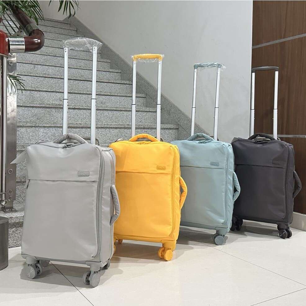 Designer luggage, luxury travel case, ultra-light Oxford fabric, business and leisure, password retractable handle suitcase.