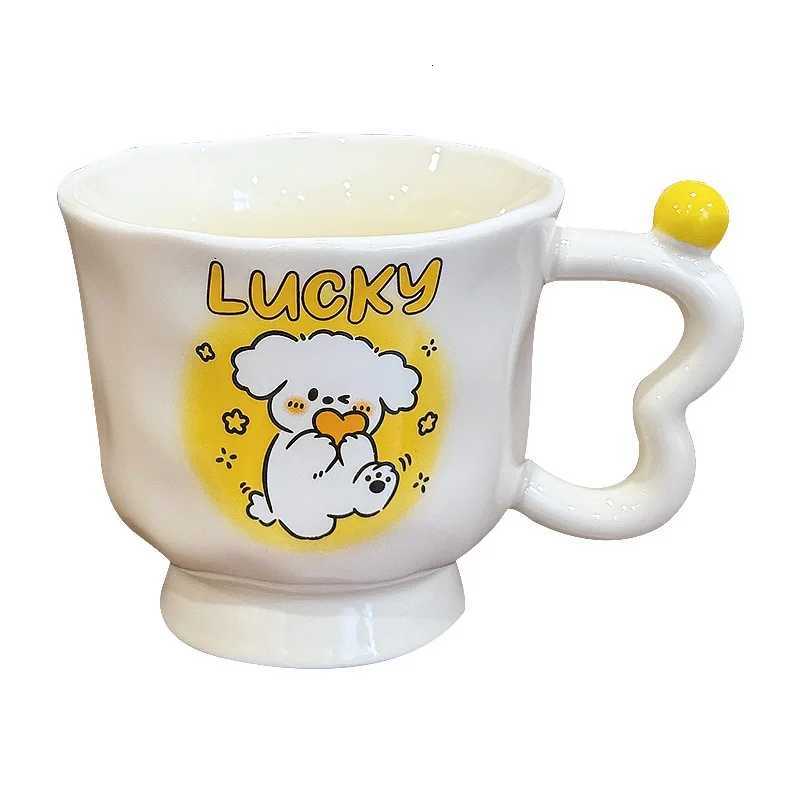 Original Cup Cute Line Dog Mug Tea Cups of Coffee Personalized Gift Drinkware Funny Mugs Christmas Ceramic Beer Travel Unusual M251206 - view 6