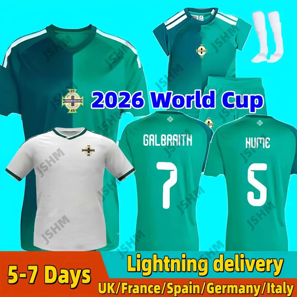 Northern Ireland jersey 2026 World Cup Mens Home away goalkeeper training uniform Fans player soccer jerseys mens kids football shirts green