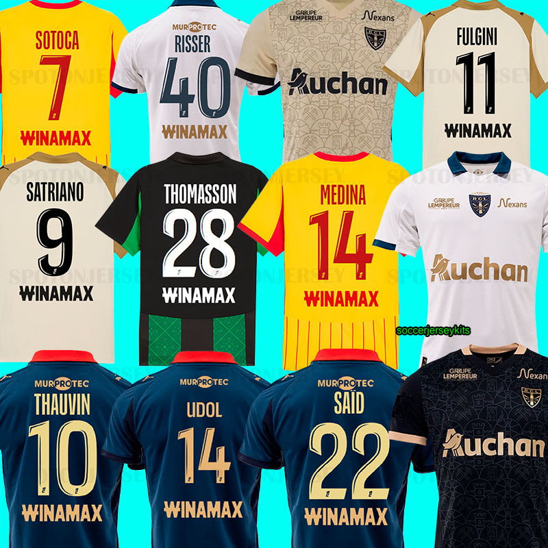 25 26 maillot RC Lens Soccer Jerseys NZOLA Men Kids home away Saint-Barbe special SOTOCA KAKUTA FULGINI DIOUF 2025 2026 SPIERINGS GANAGO WAHI Football Shirt