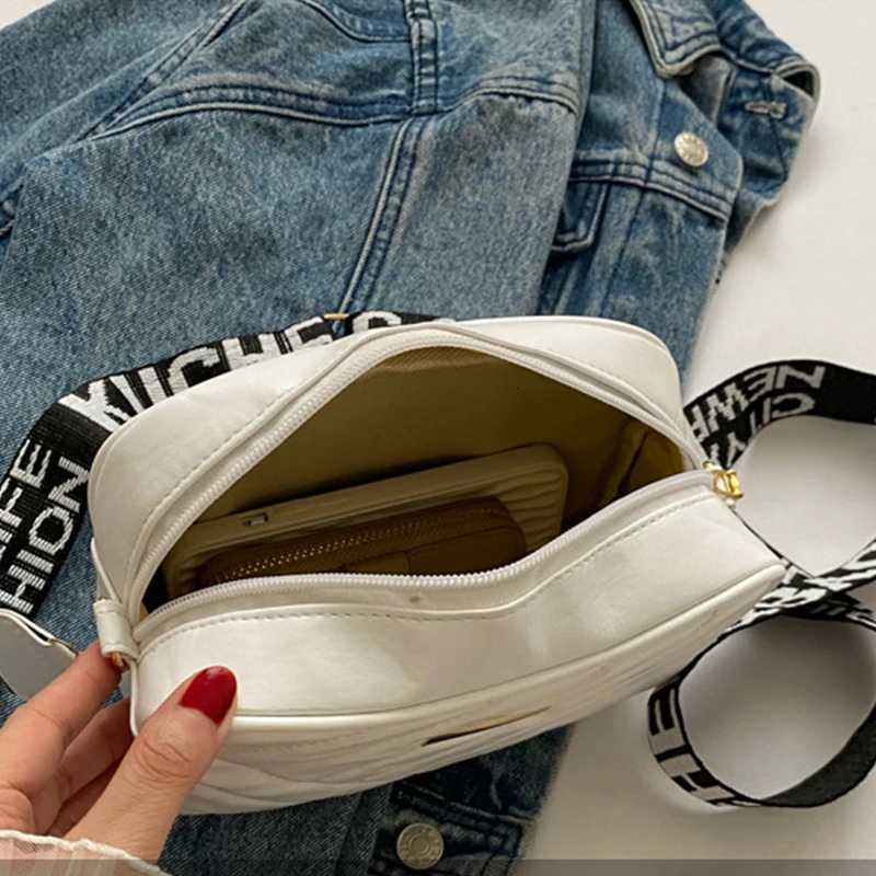 Women Embroidery Small PU Leather Crossbody Bags Fashion Causal Solid Color Shoulder BagT251205