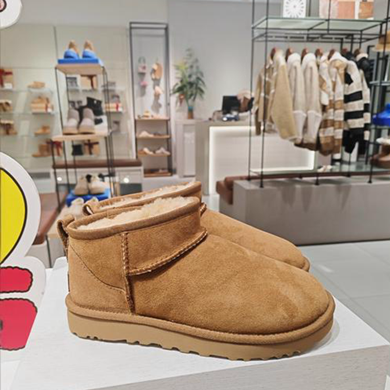 Tasman slippers tazz mustard chestnut sand fur slides Australia classic ultra mini platform boot winter snow boots men women designer booties suede EUR 35-44