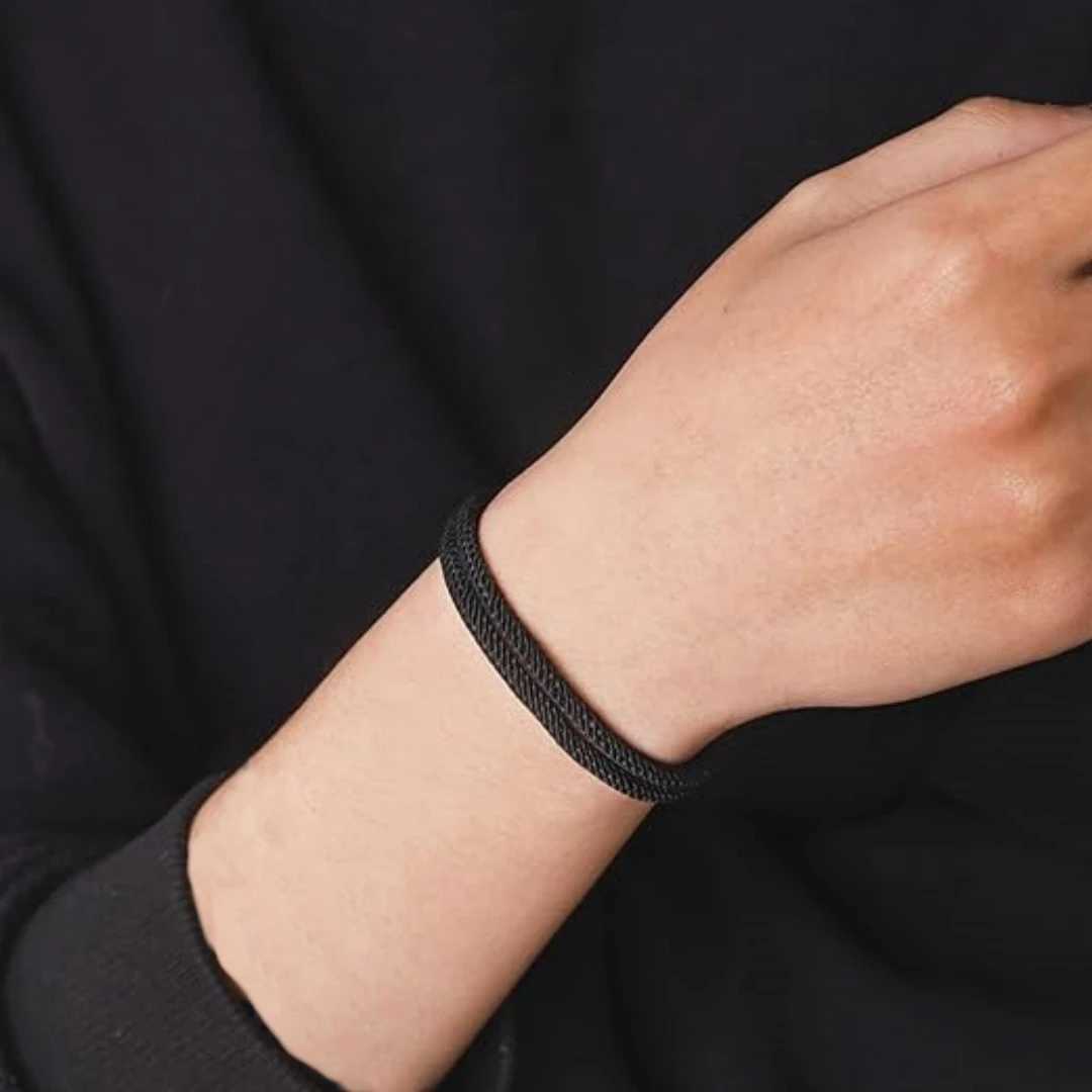 New Minimalist Mens Rope Bracelet Double Layer Survival Bracelet Accessories Boyfriend Gift Magnet Buckle Mens Bracelet W251206