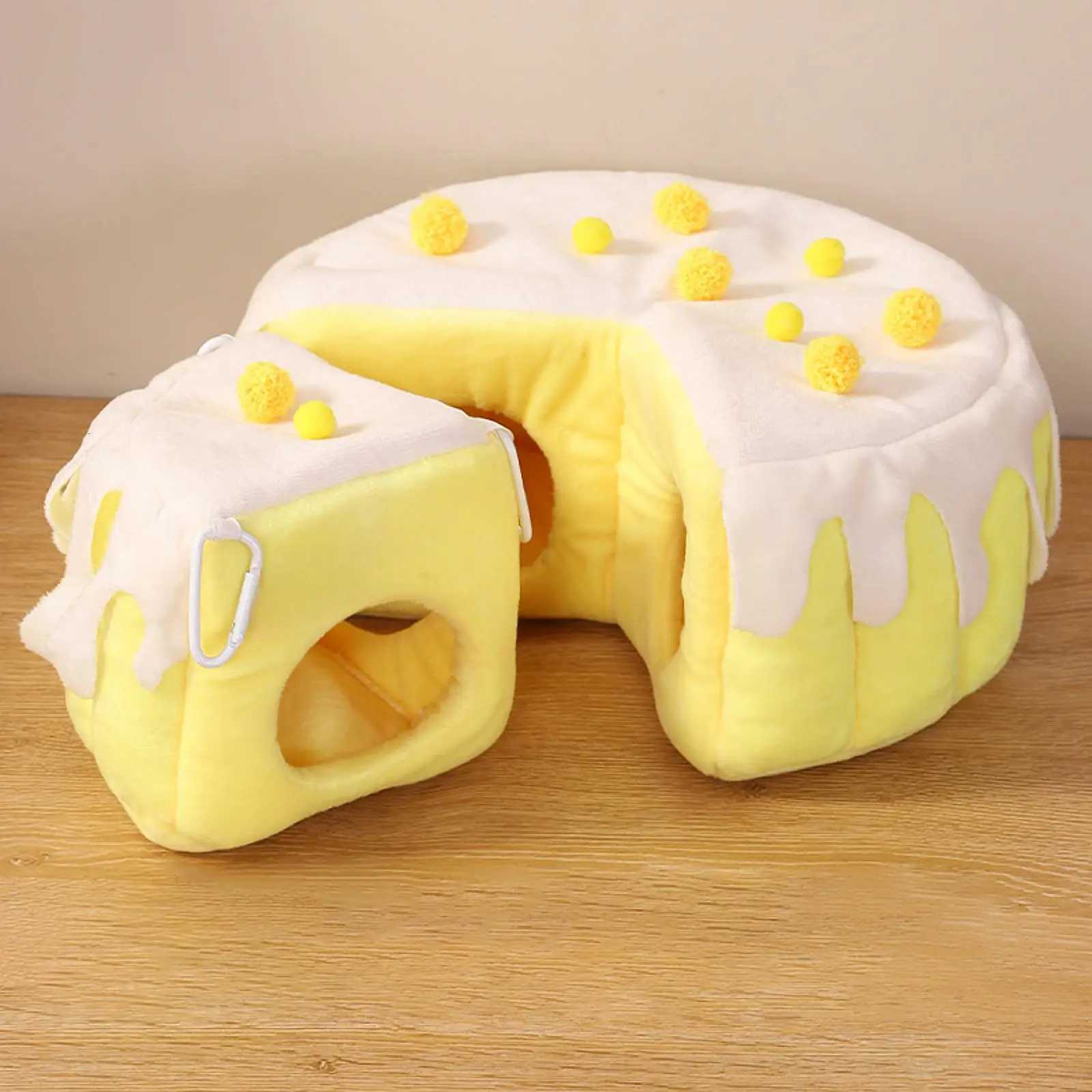 Hamster Bed House Comfortable Winter Guinea Pig Warm Nest Small Animals Cave Bed for Dwarf Sugar Glider Rat Supplies M251206