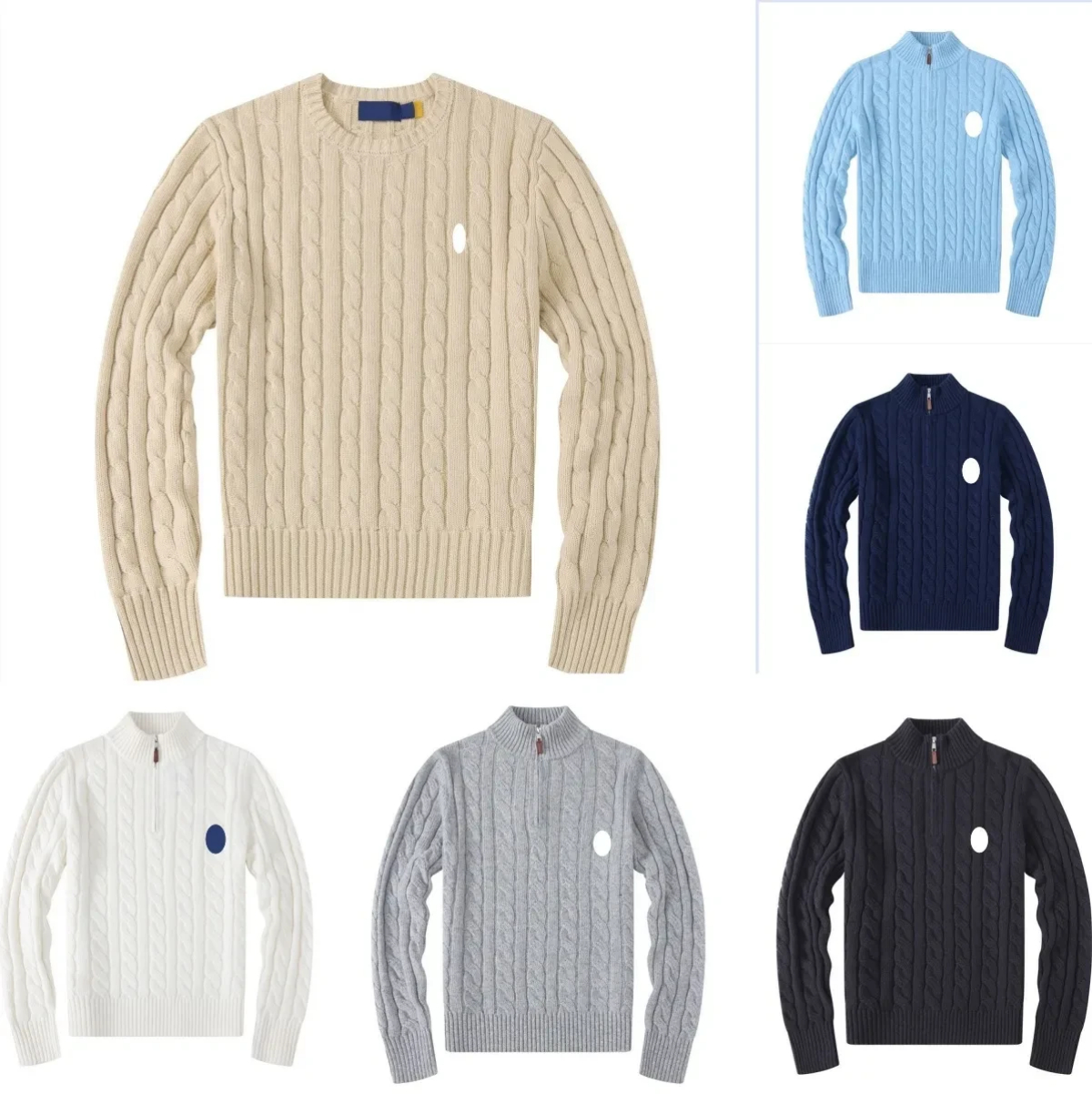 Mens Sweaters Autum… - image