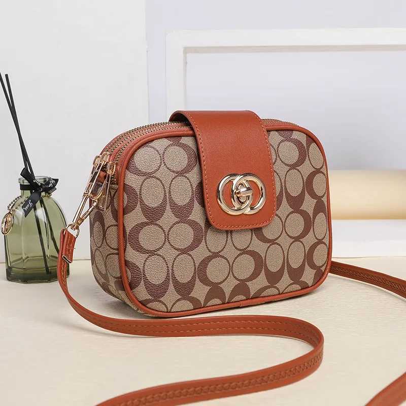 New Women Crossbody Bag PU Leather Bags Multi Space Fashion Sense Large Capacty Fashion Shoulder Material Lightweight BagT251205