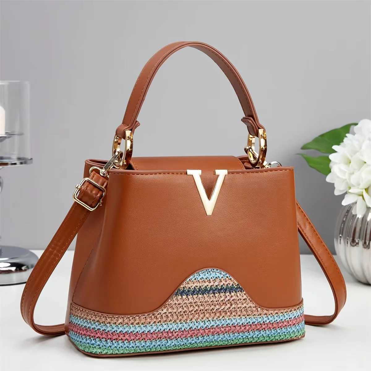 women shoulder Bag for 2025 luxury designer handbag women Handbags leather Printed monogram single shoulder straddle bagT251205