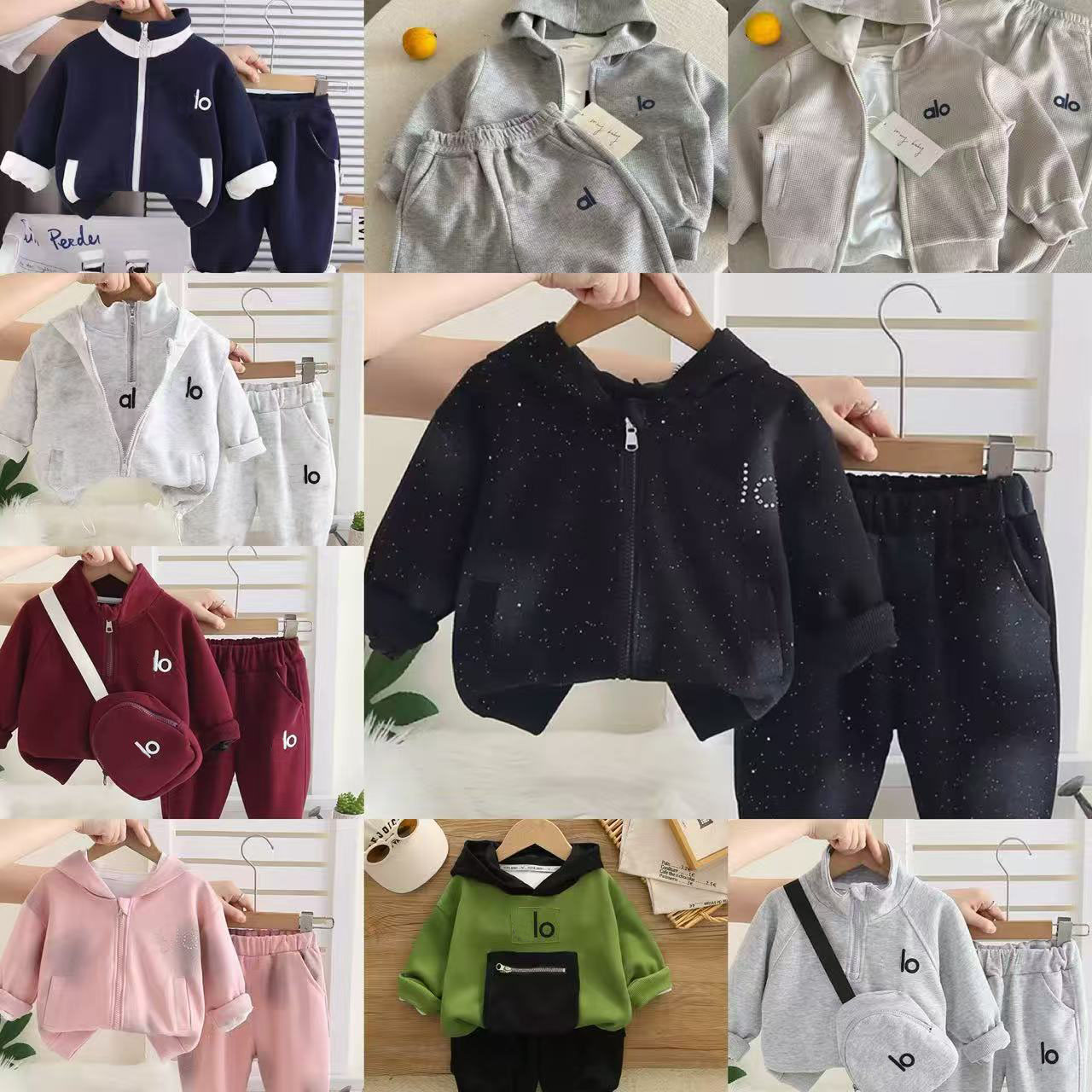 Kids Baby Kids Clothing Sets Designer Coat Kid Pants 2pcs Tracksuits Boys Girls Jacket Clothes Sports Suit Children Outerwear Sweatpants Two Piece Set 80