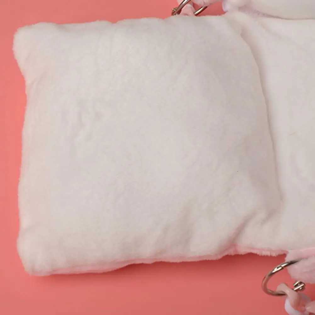 1Pc Comfy Pet Hanging Bed Small Space Durable Hamster Hanging Nest Hammock Soft Cartoon-shaped Guinea Pig Nest for Small Pets M251206