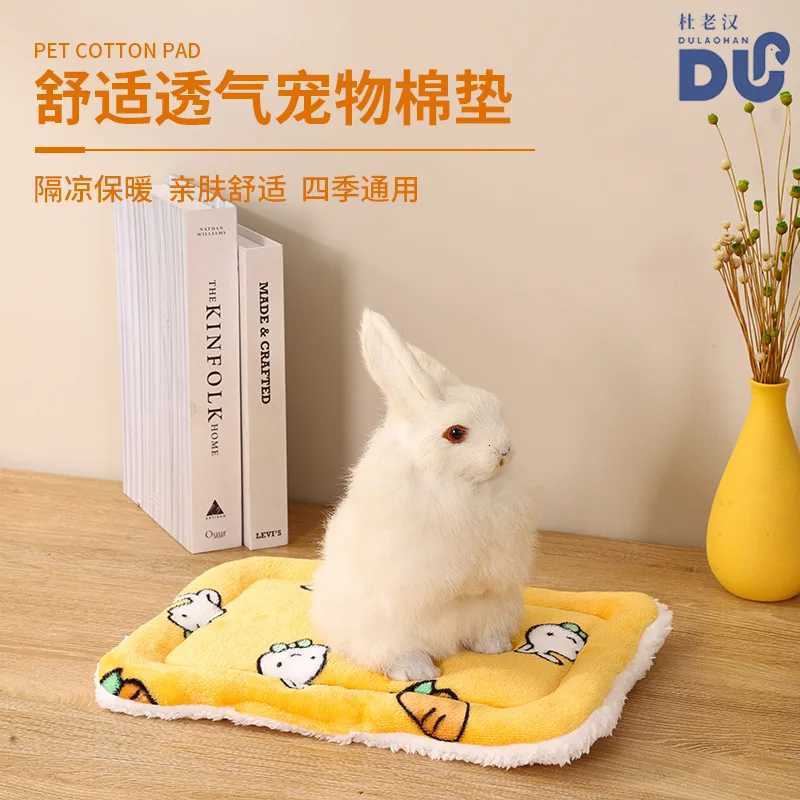 Rabbit Chinchilla Bed Mat House Nest Hamster Accessories Small Animal Guinea Pig Hamster Bed House Winter Warm Squirrel Hedgehog M251206