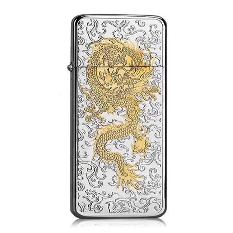 tra-thin kerosene lighter narrow hine two-color grinding wheel small creative lighter wholes dropsing H251206