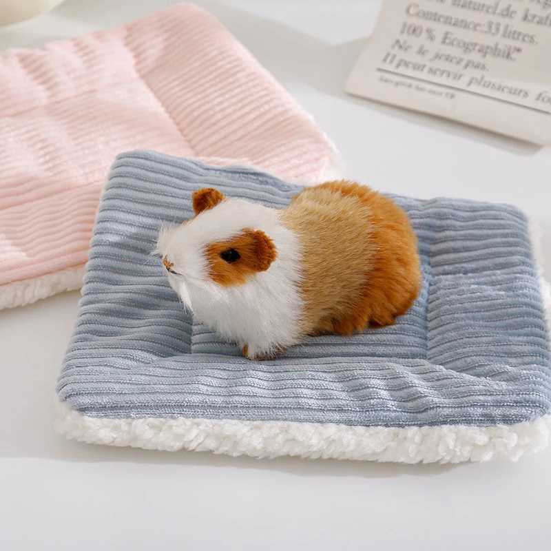 Hamster Bed House Winter Warm Squirrel Hedgehog Rabbit Chinchilla Bed Mat House Nest Hamster Accessories M251206