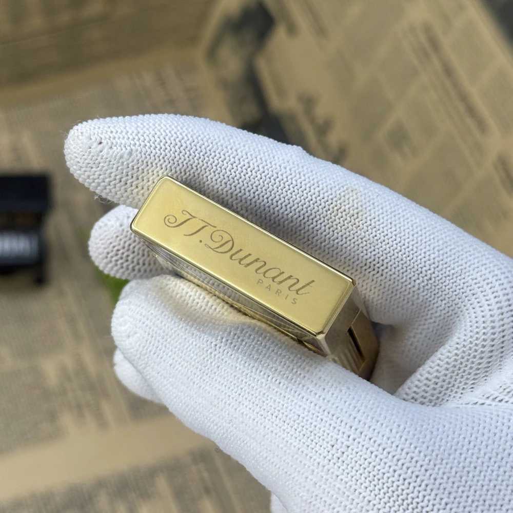 High-end Windproof Brass Adjustable Cigarette Lighter Men Smoking Accessories Gadget Metal Luxury Butane Lighter Birthday Gift H251206